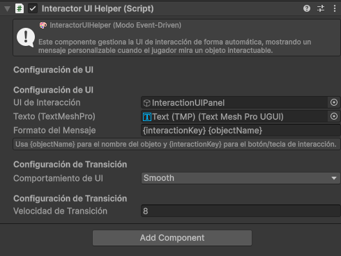 UI Helper Component